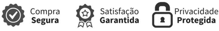 Compra segura · Satisfação garantida · Privacidade protegida